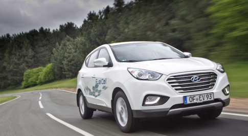Hyundai Motor's ix35 completes record hydrogen-powered drive