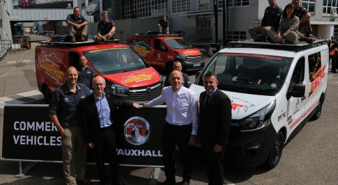 Vauxhall supports 'Help for Heroes' charity with Vivaro road trip
