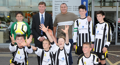 Bristol Street Motors Ford Stoke sponsors junior football team