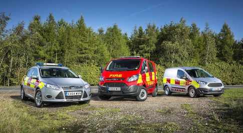 Ford Transit Courier joins the Scottish Fire and Rescue Service 