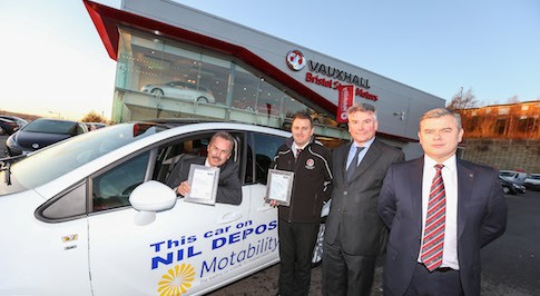 Bristol Street Motors dealership recognised for excellent service in Motability
