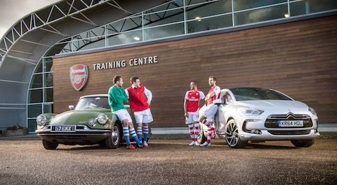 Arsenal stars celebrate 60 years of DS
