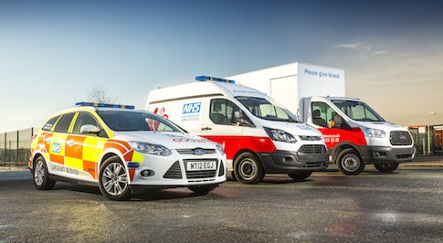 Ford Transit Custom joins the NHS Blood and Transplant service fleet
