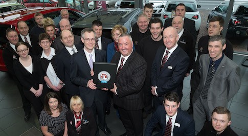 Bristol Street Motors Vauxhall Durham receives national customer service award