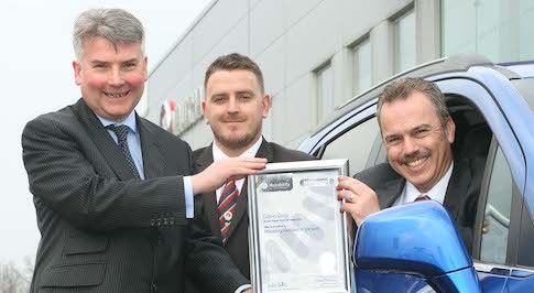 Bristol Street Motors Vauxhall Newcastle recognised for excellent service in Motability