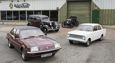 Vauxhall to showcase collection of heritage cars
