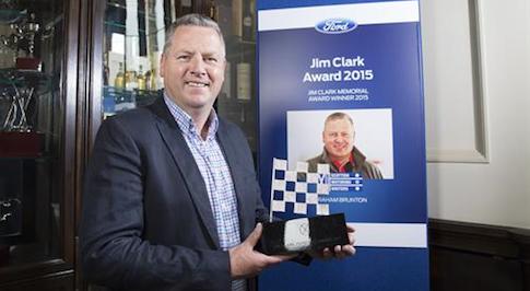 Ford's 2015 Jim Clark Award honours unsung hero of Scottish motorsport