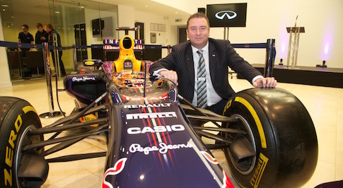 Infiniti supports Newcastle motor show with Formula 1 racing car