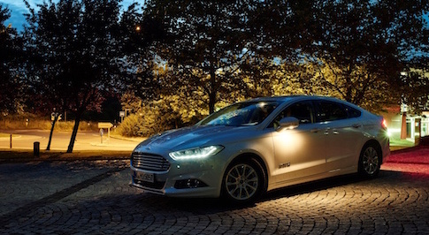 Ford advanced headlights will enable drivers to better see potential hazards