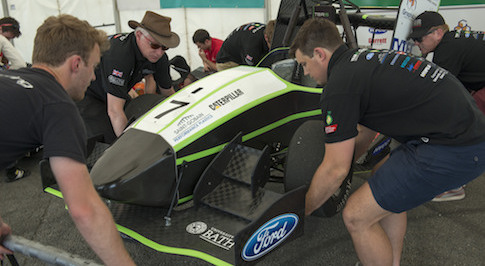 Ford sponsored teams at Formula Student