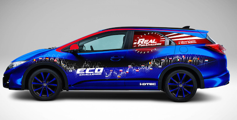 Honda drivers set fuel efficiency world record