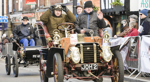 London to Brighton Veteran car run to stop at Crawley High Street once again