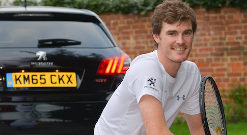Peugeot announces two-year sponsorship of tennis star Jamie Murray 